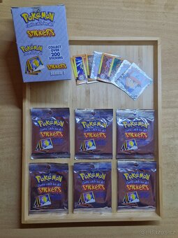 Pokémon Artbox Stickers 1999 - nerozbalený balíček - 2