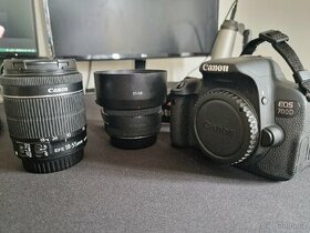 Canon 700D 18-55mm + 50mm + náhradní baterie a nabíječka - 2