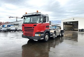 Scania G 450 - 8x4 – Nosič kontejnerú – teleskop posuv +  kl - 2