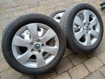 ALU kola,sada, model LYRA,originál,205/55 R16,5x112,TOP - 2