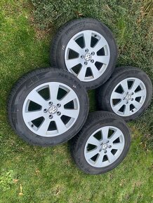 Elektrony VW/Audi 6,5J x 16, 5x112, zimní pneu 205/60 R16 - 2