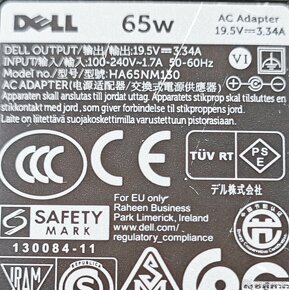 ☈ Dell 65W-7,4x 5mm-HA65NM130-19.5V-3.34A - 2