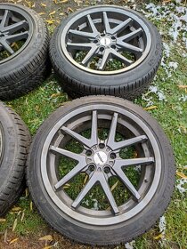 ALU Autec 5x114.3 ET40 zimní pneu Michelin 225/45/18 95V - 2