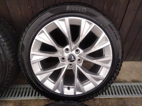 Zánovní zimní alu sada Škoda Superb IV 18" 5x112 - 2