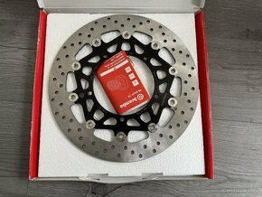 BREMBO M4 108mm + hadice + kotouče + pletené hadice - 2