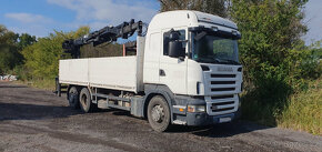 valník SCANIA R 480 6X2 s hydraulickou rukou HIAB, r.v.2007 - 2