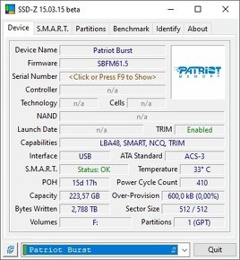 SSD   240GB   Patriot Burst - 2