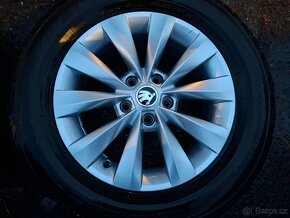 Alu kola 16" Škoda Castor 5x112 s pneu 215/60R16 - 2