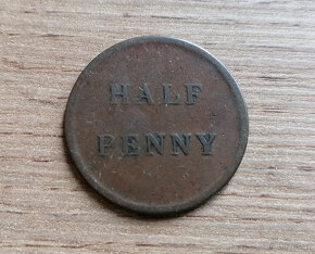 1/2 Penny 1830 kolonie Prince Edward Island Kanada Amerika - 2