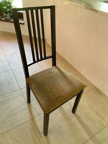 Dřevěný rozkládací stůl IKEA 140/180/220 cm + 6 židlí - 2