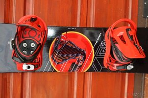 snowboard Nitro 137 cm , salomon topanky Boa - 2