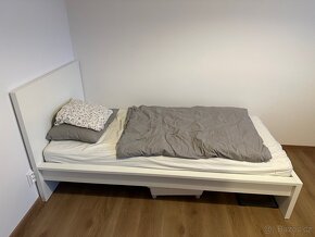 Postel ikea malm bílá jednolůžko - 2