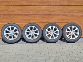 4x108 5,5Jx14 ET14 185/60 R14 Alu kola + letní pneu Peugeot - 2