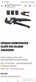 Wurth Krimpovace Lisovacie Lemovacie kliešte nové - 2