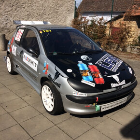 Závodní PEUGEOT 206 RC, 2,0i hill climb/slalom/sprint. - 2