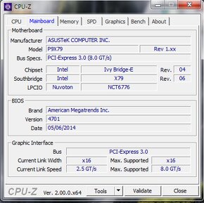 ASUS P9X79 soket 2011 + cpu 4930k - 2