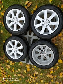 ALU KOLA - 5x112 - r16 + ZIMNÍ PNEU PIRELLI - 195/60/R16-4ks - 2