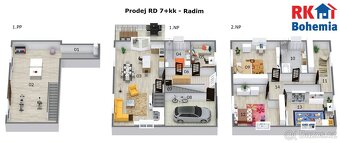 Prodej novostavby rodinného domu 7+kk v obci Radim - 2