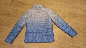 Zimní modrá dívčí bunda vel.146 - 2