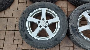 ALU zimní 16", VW, ŠKODA aj, rozteč 5x112mm, pneu 215/60/16 - 2