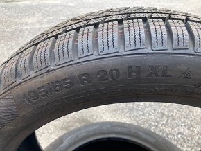 4x nová zimní pneumatika 195/55 R20 Continental TS850P - 2