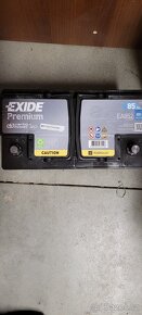 Exide autobaterie 12V  85 Ah zánovní. - 2