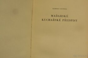 Maďarské kuchařské předpisy - 2