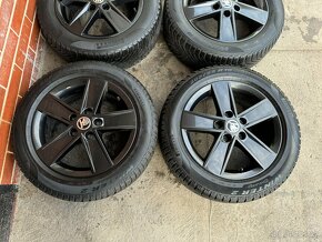 Alu 16" 5x112,škoda STAR BLACK,O3,Zimní 95% TOP - 2