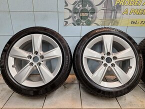 Alu kola R17 5x112 BMW + zimní pneu 205/55/17 Continental - 2