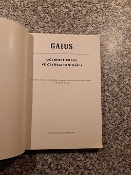 Gaius - Učebnice práva ve čtyřech knihách - 2