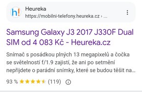 Jako nový mobil samsung galaxy j3 2017 dual Sim - 2