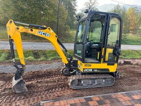 Jcb 16c minibagr 1.8T + 4x lžíce zánovní stav - 2