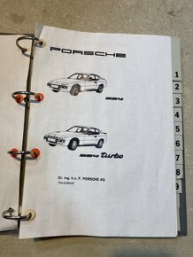 Porsche 924 - 924 turbo katalog náhradních dílů. Rok 76-79 - 2