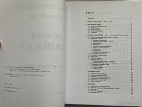 MATEMATICKÉ, FYZIKÁLNÍ A CHEMICKÉ TABULKY PRO STŘEDNÍ ŠKOLY - 2