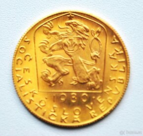 Zlatý dukát výročí úmrtí Karla IV 1980 - 2