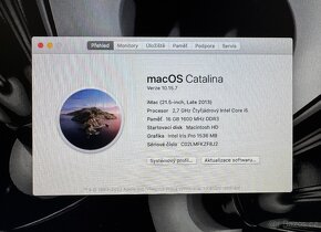 iMac 21,5 (late 2013) i5, 16GB DDR3, 500 GB SSD - 2