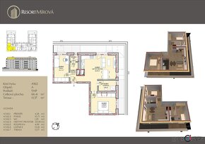 Prodej bytu 3+kk s terasou, 79,78 m2, Mírová, Rychnov nad Kn - 2