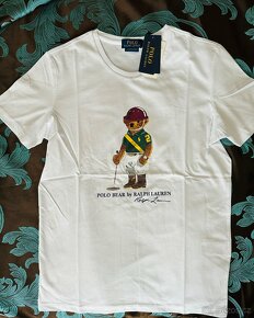 Ralph Lauren polo bear bílé triko - 2