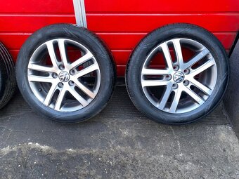 Original ALU kola VW Atlanta 16" 6,5J ET50 pneu 205/55/R16 - 2