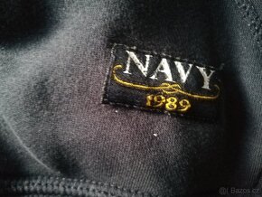 Pánská mikina na zip s kapucí NAVY 1989, velikost L 52/54, - 2