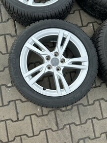 Kompletní alu Audi 5x112r17+205/50r17 zimní Dunlop - 2