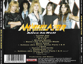 cd Annihilator – Alice In Hell 1989 - 2