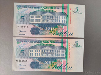 SURINAM - 5 gulden - 2