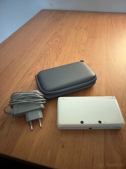 Nintendo 3DS (bílé) – CFW, 128GB - 2