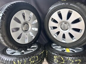 Originální alu kola Audi A4 5x112 r16 + 215/55r16 - 2