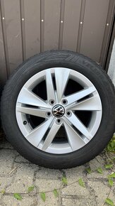 Alu kola 5x112 R16 Celoroční pneu 205/55/16 - 2