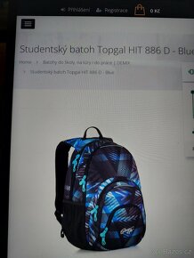 SKOLNI BATOH TOPGAL HIT 886 D/BLUE - 2