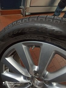 Alu kola MB 19"+ zimní pneu Pirelli 4ks 235/55/R19 TOP STAV - 2