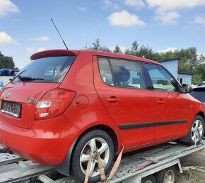 nd ze škoda fabia 2, 1.2.HTP 44kW, červená,bílá, Rosso - 2