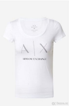 Nové tričko s kamínky ARMANI EXCHANGE vel.S - 2